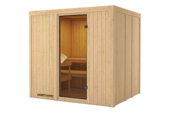  Karibu | Daria Sauna | Bronzeglas Deur 400158-31